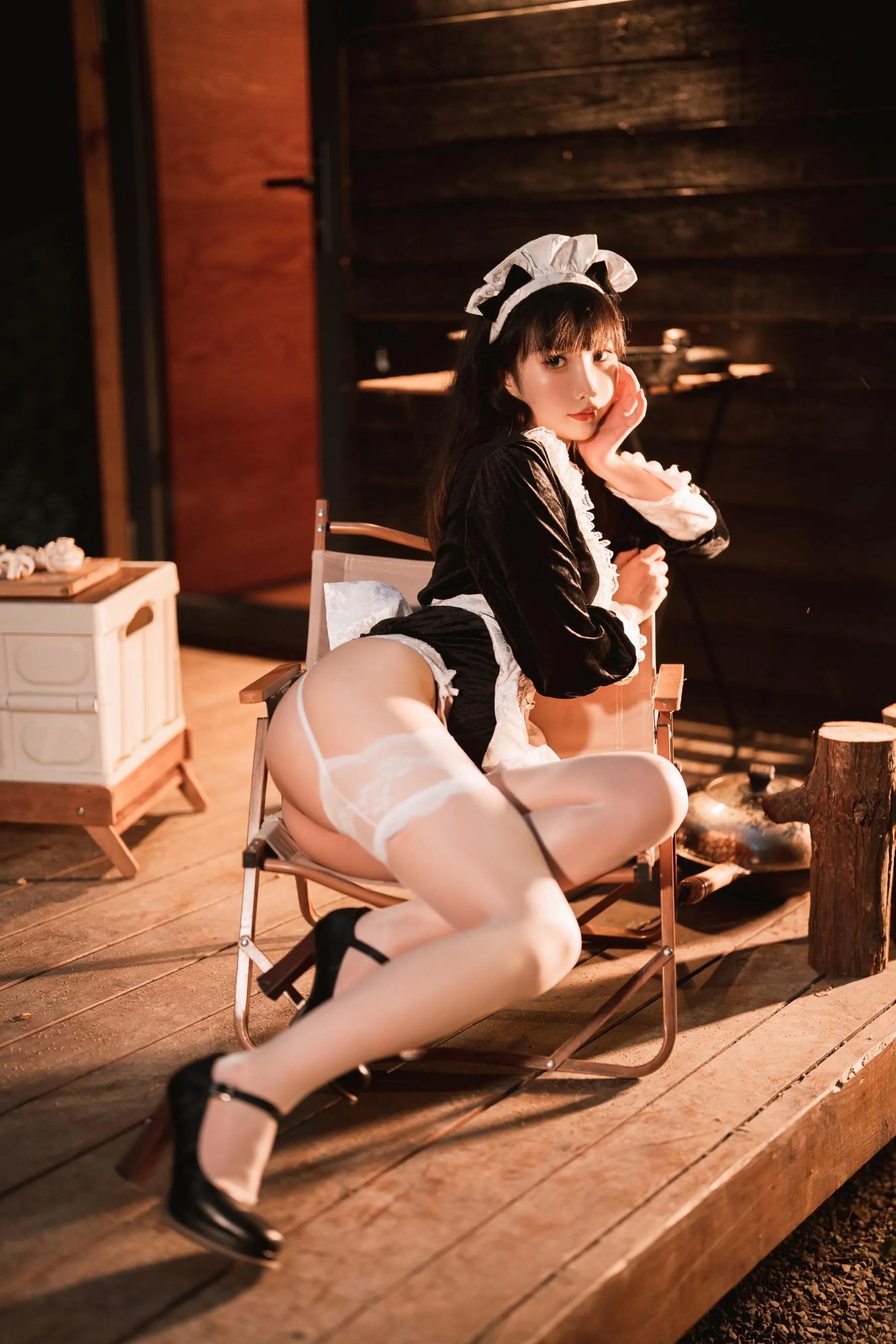 面饼仙儿 – NO.123 木屋女仆 [27P]插图5